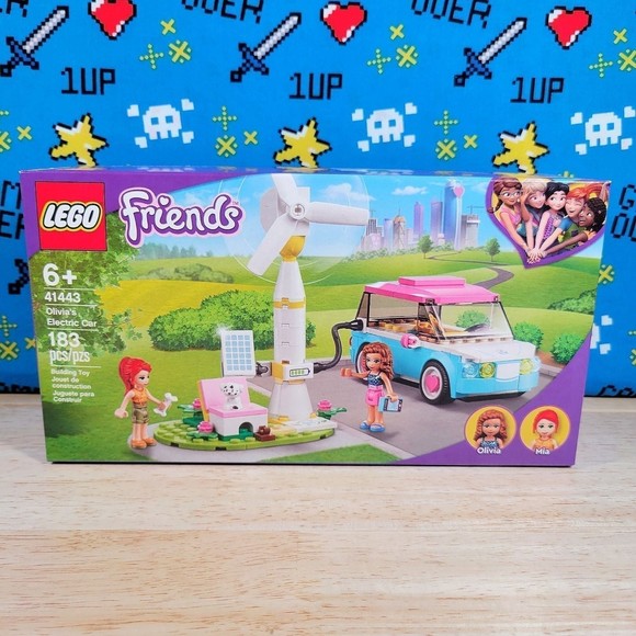 Lego Friends Olivia's Electric Car #41443 Building Toy 183 pcs New and Unopened - Picture 1 of 12